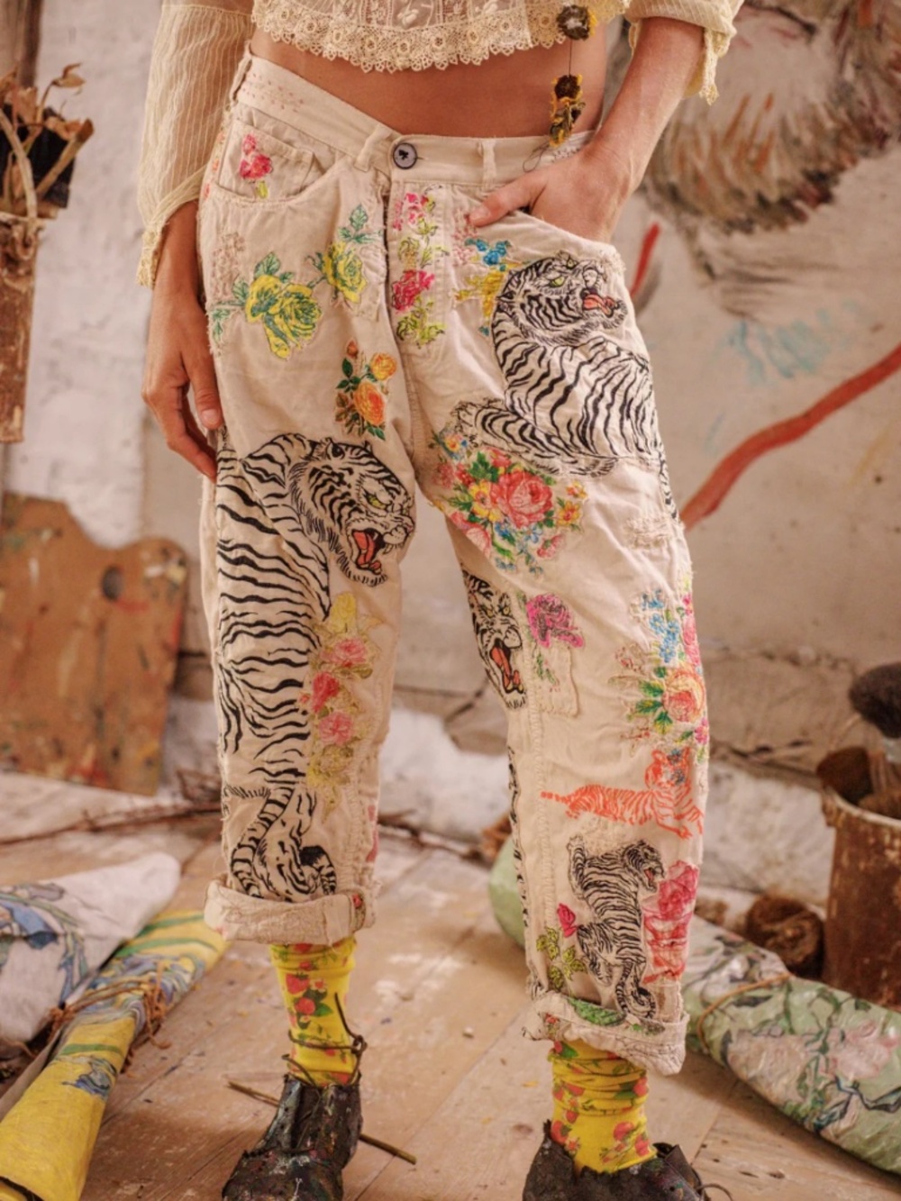 🐯MAGNOLIA PEARL MOON TIGER MINER DENIMS 🐯